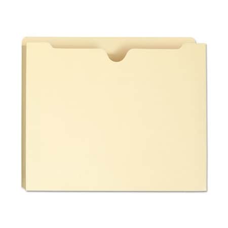 Smead RECYCLED TOP TAB FILE JACKET, LETTER, 2in ACCORDION EXPANSION, MANILA, 50PK 75605